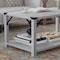 Flash Furniture Aspen Gray Coffee Table with Black Metal Accents ZG-037-LTGY-GG - alternate 6